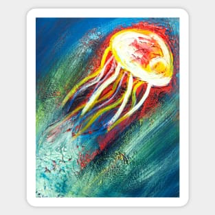 2nd Vibrant Jellyfish Sticker